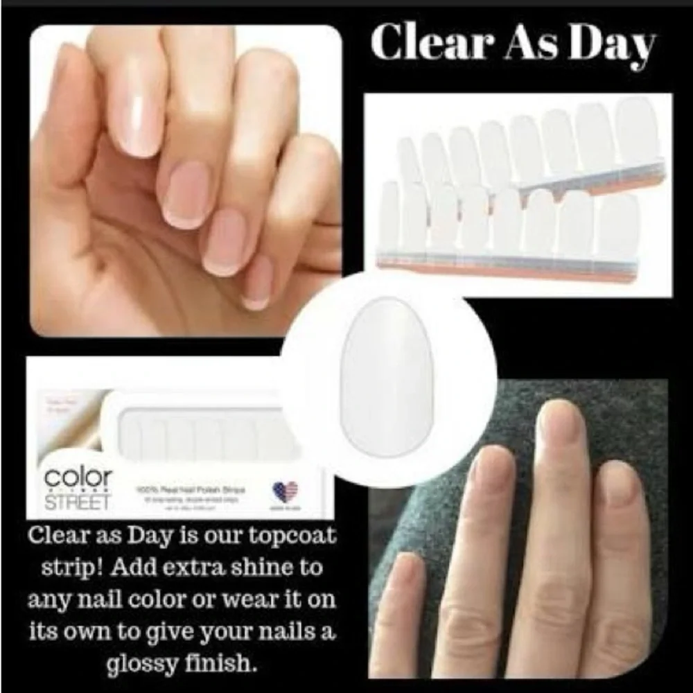 Color Street Clear As Day Nail Strips